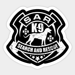 K-9 Search and Rescue Sticker